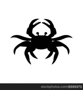 crab icon vector illustration symbol design
