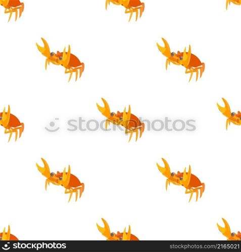 Crab pattern seamless background texture repeat wallpaper geometric vector. Crab pattern seamless vector