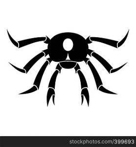 Crab seafood icon. Simple illustration of crab seafood vector icon for web. Crab seafood icon, simple style