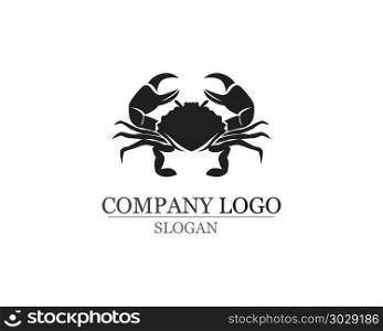 crab silhouettes on the white background icons. crab silhouettes on the white background icons app