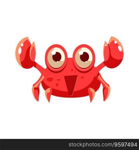 Crab vector image