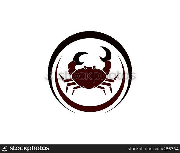 crabs icon,illustration for bussines restaurant and seafood