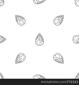 Crack almond pattern seamless vector repeat geometric for any web design. Crack almond pattern seamless vector
