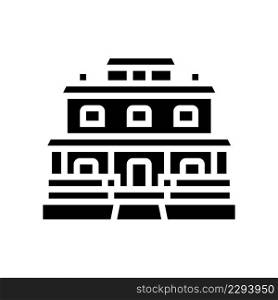 craftsman house glyph icon vector. craftsman house sign. isolated contour symbol black illustration. craftsman house glyph icon vector illustration