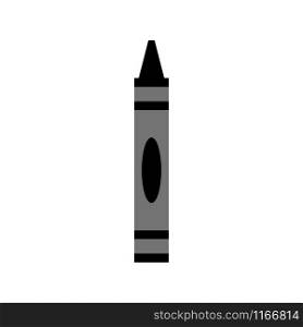 Crayon icon vector isolated on white background