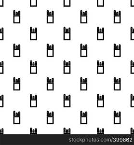 Crayons pattern. Simple illustration of crayons vector pattern for web. Crayons pattern, simple style