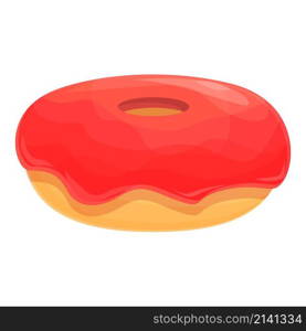 Cream donut icon cartoon vector. Sugar cake. Colorful candy. Cream donut icon cartoon vector. Sugar cake