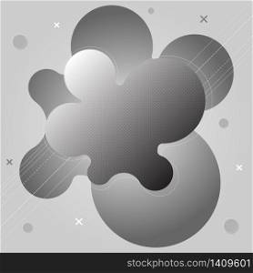 Created abstract liquid minimal style background, stock vector