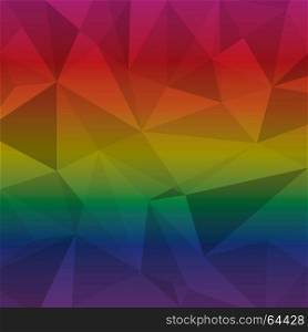 Created multi color triangle abstract background, stock vectir