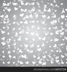Created pure heart bokeh background, stock vector