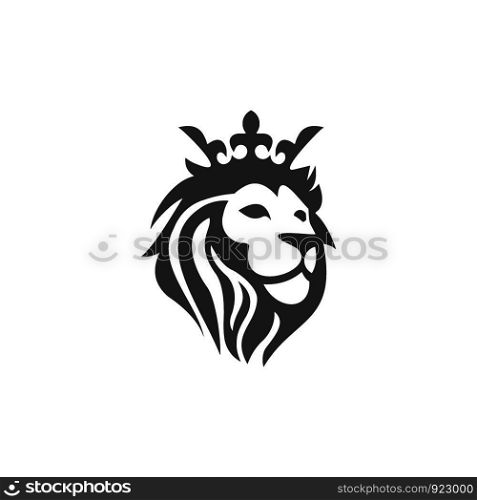 Creative Abstract Lion Logo Design Illustration
