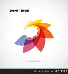 Creative abstract vector logo design template,business logo.Vector illustration