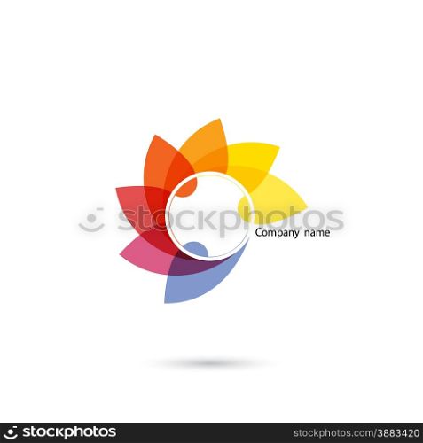 Creative abstract vector logo design template.Corporate business creative logotype symbol. Vector illustration.