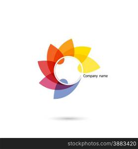 Creative abstract vector logo design template.Corporate business creative logotype symbol. Vector illustration.