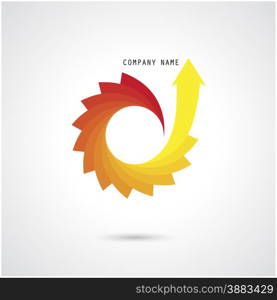 Creative abstract vector logo design template.Corporate business technology creative logotype symbol. Vector illustration.