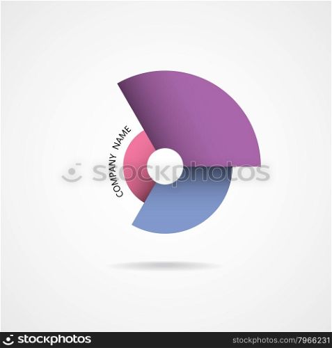 Creative abstract vector logo design template.Vector illustration.