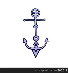Creative anchor icon. Vector illustration. Emblem, logo or printed design. Creative anchor icon. Vector illustration. Emblem, logo or printed design.