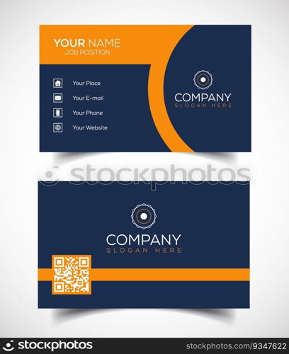 Creative and modern corporate busi≠ss card template