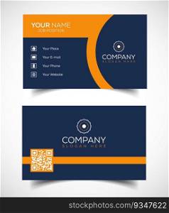 Creative and modern corporate busi≠ss card template