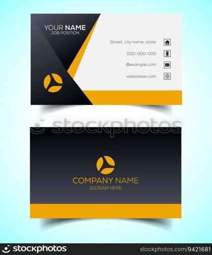 Creative and modern corporate busi≠ss card template