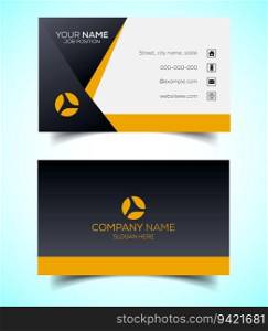 Creative and modern corporate busi≠ss card template