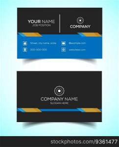 Creative and modern corporate business card template