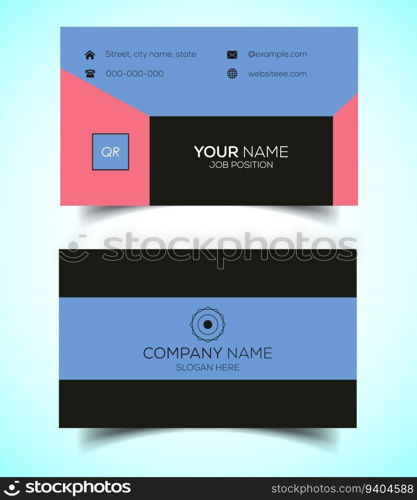 Creative and modern corporate business card template