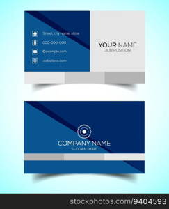 Creative and modern corporate business card template