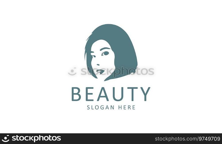 Creative and modern face beauty logo Royalty Free Vector