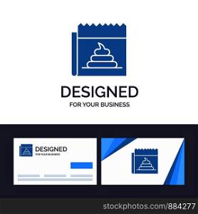 Creative Business Card and Logo template Advertising, Fake, Hoax, Journalism, News Vector Illustration