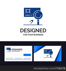 Creative Business Card and Logo template Analysis, Banking, Card, Detection, Fraud Vector Illustration