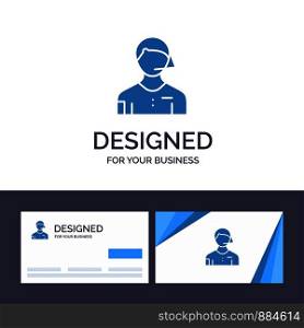Creative Business Card and Logo template Arbiter, Football, Judge, Linesman, Referee Vector Illustration