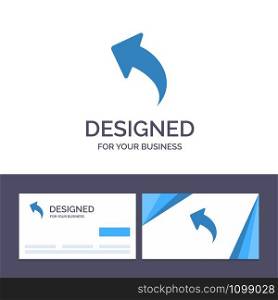 Creative Business Card and Logo template Arrow, Left, Up, Arrows Vector Illustration