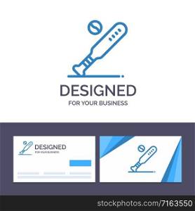 Creative Business Card and Logo template Ball, Baseball, Bat, Sports, Usa Vector Illustration