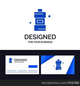 Creative Business Card and Logo template Bathroom, Cleaner, Cleaning, Detergent Vector Illustration