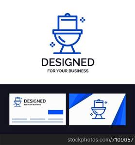 Creative Business Card and Logo template Bathroom, Cleaning, Toilet, Washroom Vector Illustration