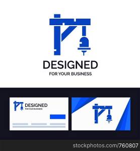 Creative Business Card and Logo template Bell, Sign, Train, Transportation Vector Illustration