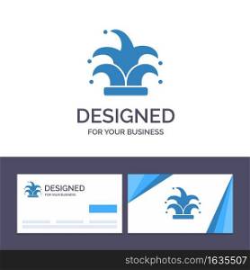 Creative Business Card and Logo template Best, Crown, King, Madrigal Vector Illustration