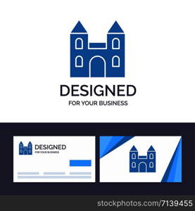 Creative Business Card and Logo template Big, Cathedral, Church, Cross Vector Illustration