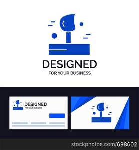 Creative Business Card and Logo template Blowing, Weather, Wind, Winter Vector Illustration
