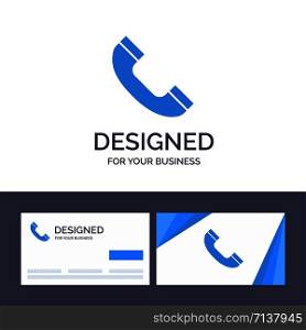 Creative Business Card and Logo template Call, Phone, Telephone Vector Illustration