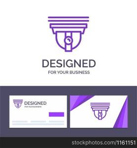 Creative Business Card and Logo template Camera, Security, Secure, Cam Vector Illustration