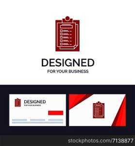 Creative Business Card and Logo template Card, Presentation, Report, File Vector Illustration