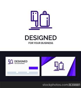 Creative Business Card and Logo template Chopper, Kitchen, Chef, Preparation, Food Vector Illustration