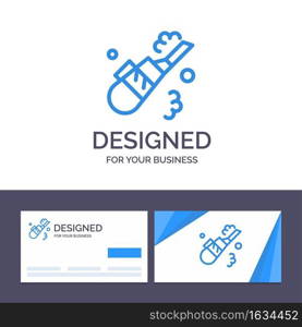 Creative Business Card and Logo template Cleaner, Cleaning, Vacuum, Pipe Vector Illustration