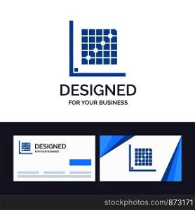 Creative Business Card and Logo template Color, Correction, Edit, Form, Grid Vector Illustration