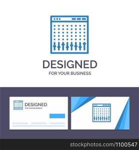 Creative Business Card and Logo template Console, Control, Controller, Hardware, Mixer Vector Illustration