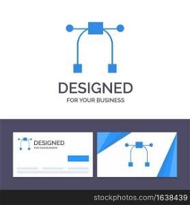 Creative Business Card and Logo template Design, Graphic, Tool Vector Illustration