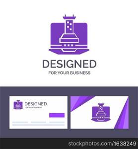Creative Business Card and Logo template Digital, Strategy, Digital Strategy, Marketing Vector Illustration