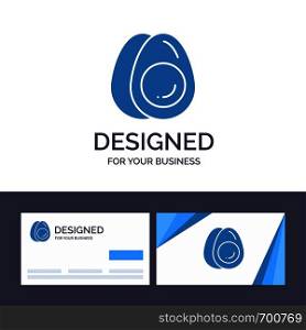 Creative Business Card and Logo template Egg, Eggs, Holiday, Easter Vector Illustration